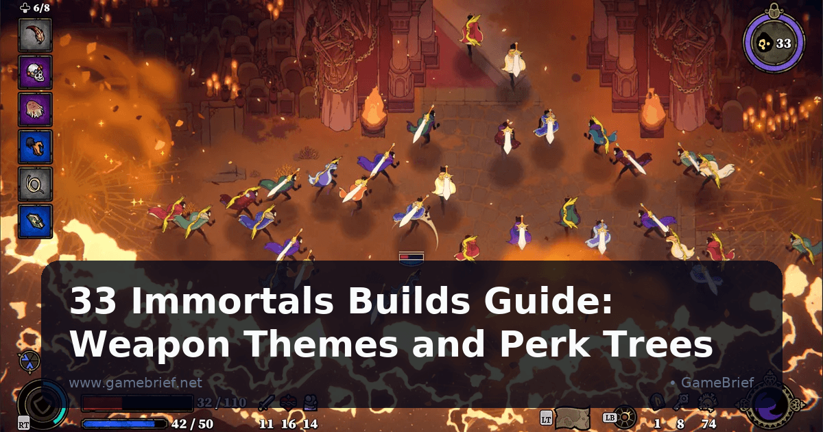 33 Immortals Builds Guide: Weapon Themes and Perk Trees