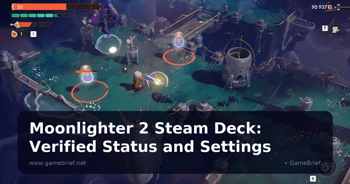 Moonlighter 2 Steam Deck: Verified Status and Settings