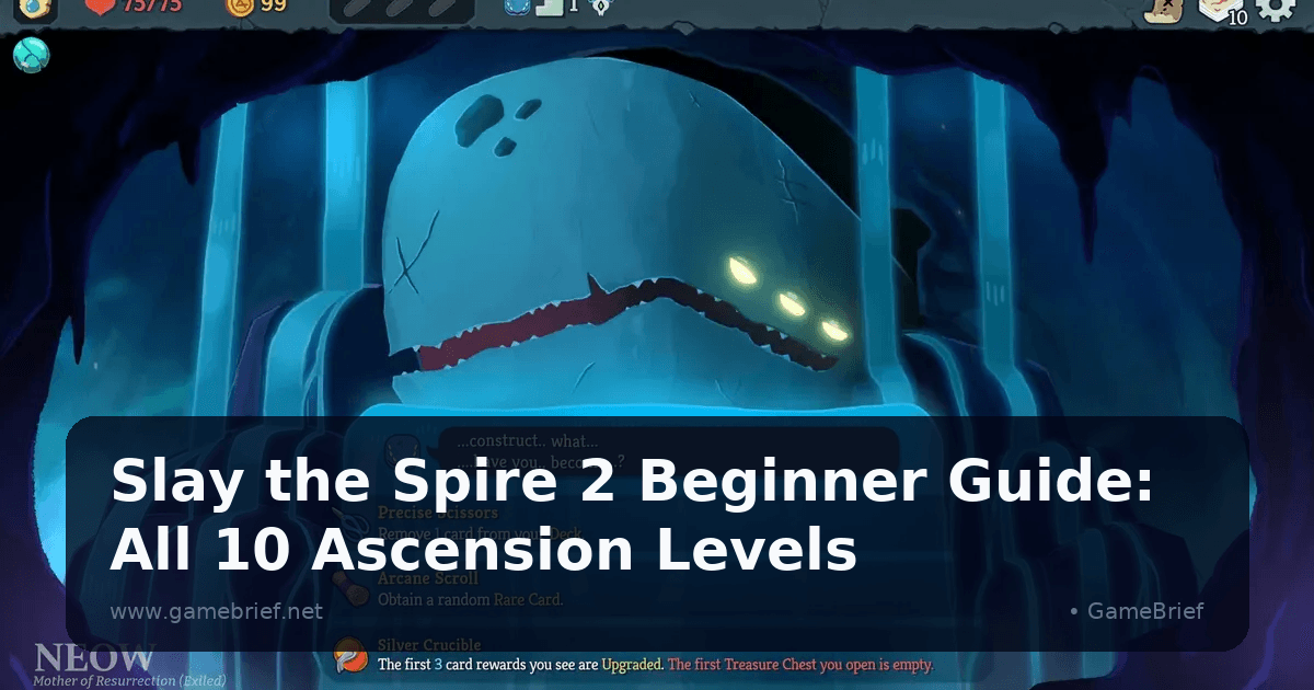 Neow, the Mother of Resurrection, offering a new Slay the Spire 2 run three starting bonus choices
