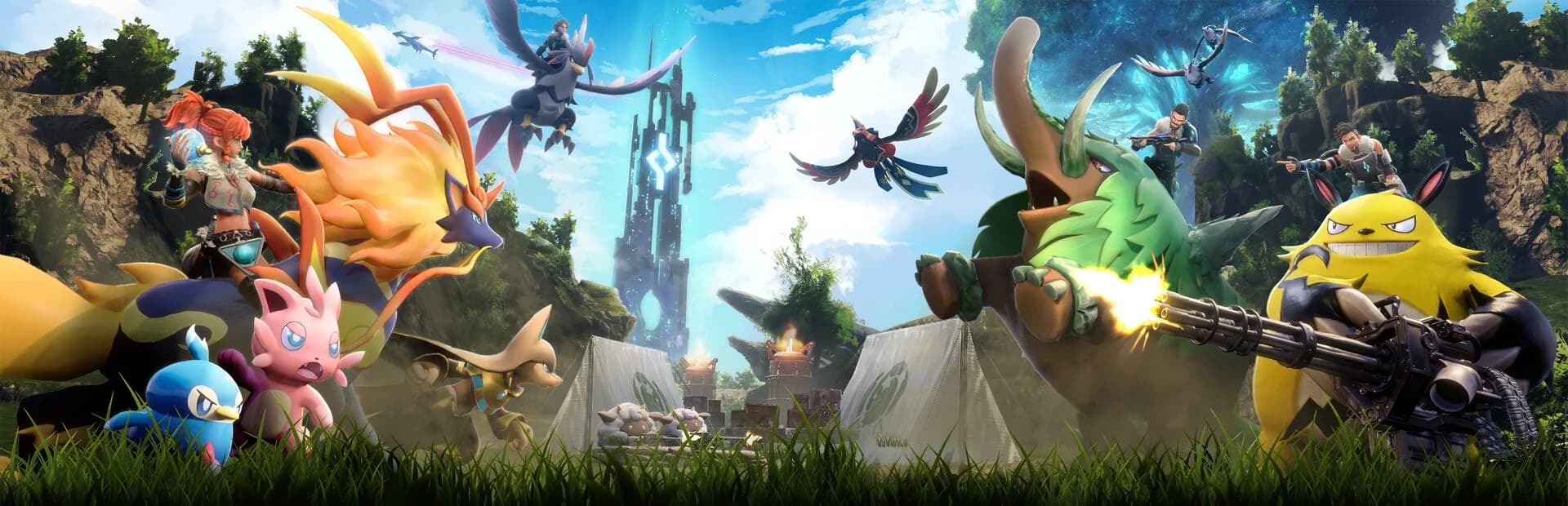 Palworld key art banner