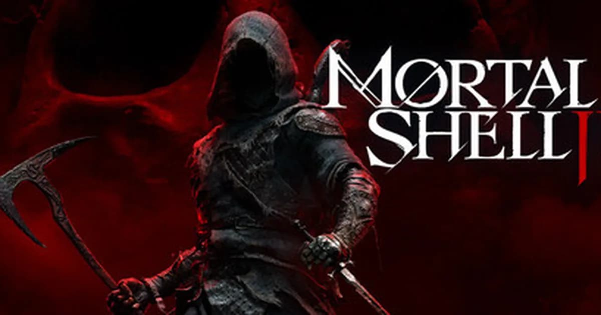 A dark lineup of Mortal Shell II warriors with red-lit masks and weapons
