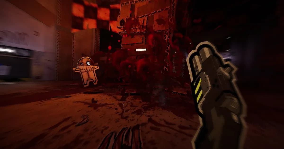 Preview: PAPERHEAD Demo: Cardboard Boomer Shooter Ahead of October 9 (News)