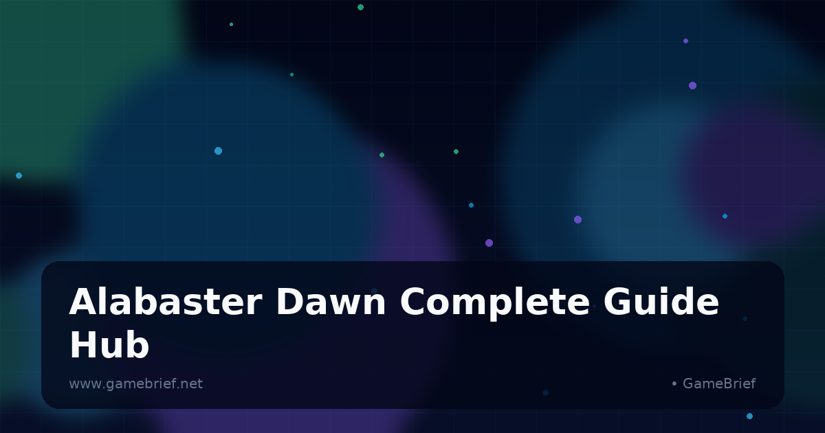 Alabaster Dawn Complete Guide: Weapons, Builds, Dungeons