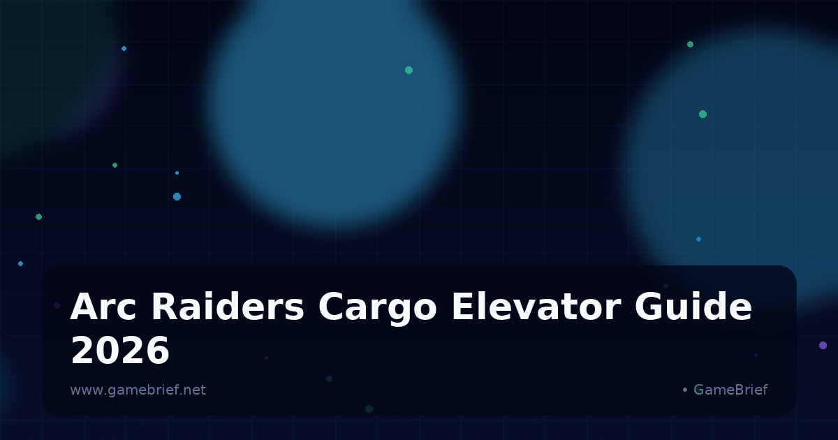 ARC Raiders Cargo Elevator Antenna: Upgrade All 3 Fast