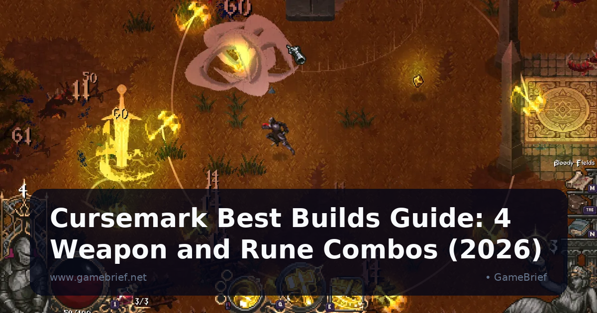 Cursemark Best Builds Guide: 4 Weapon and Rune Combos (2026)