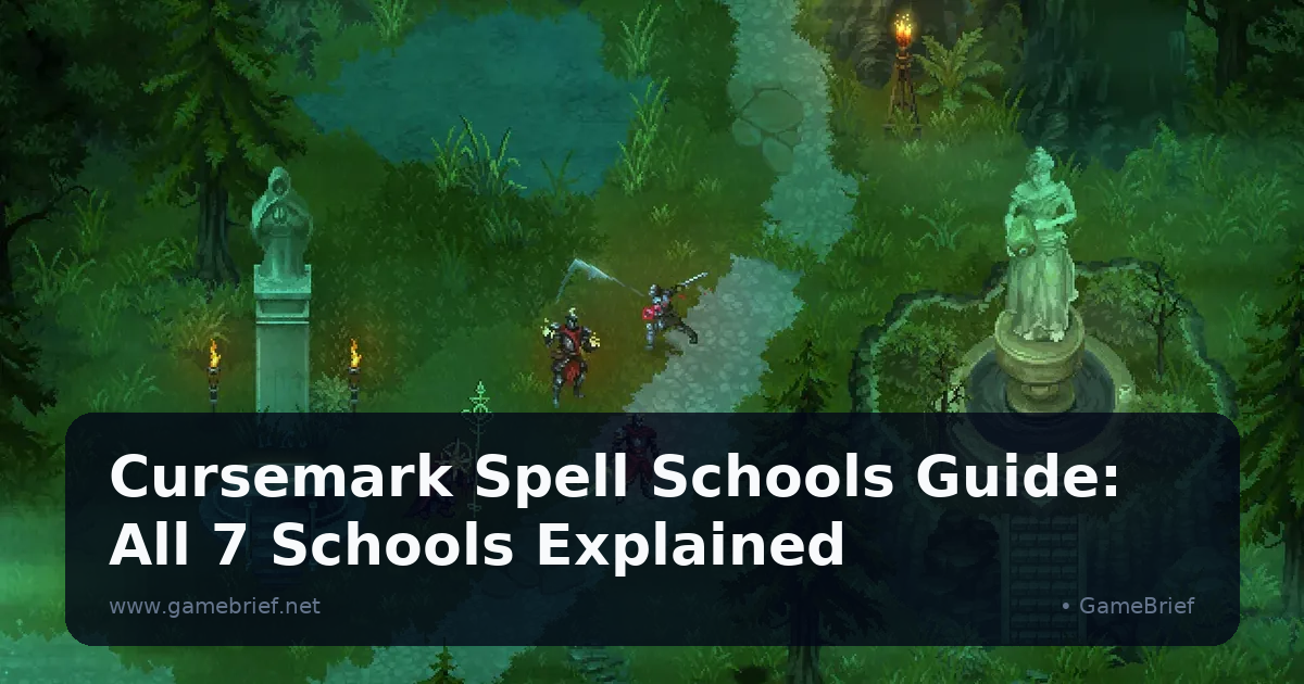 Cursemark Spell Schools Guide: All 7 Schools Explained