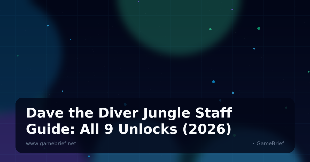 A diver encounters a large jumping fish in murky green jungle waters in the Dave the Diver In the Jungle DLC
