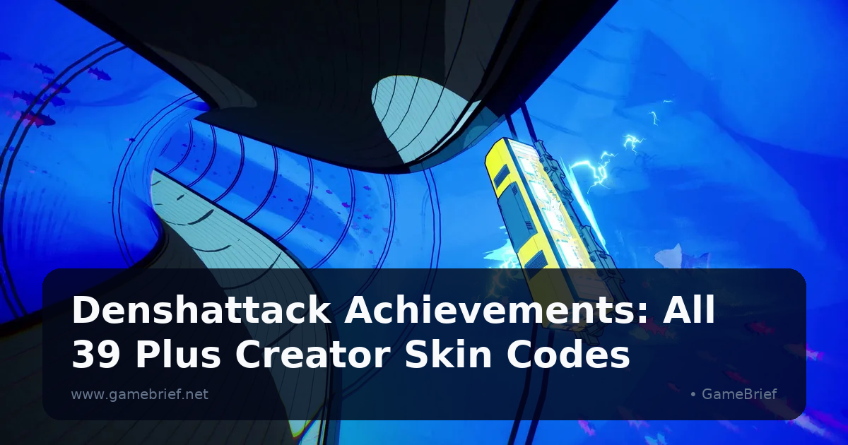Denshattack Achievements: All 39 Plus Creator Skin Codes
