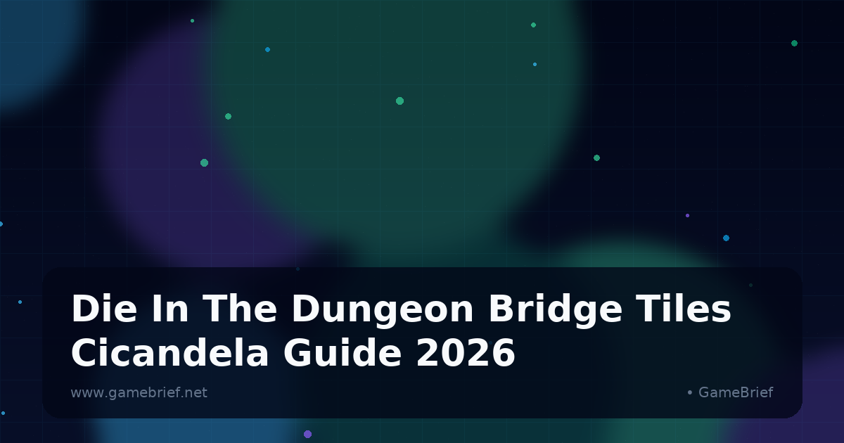 Official Die in the Dungeon 1.0 Update 3 key art banner showing the frog protagonist and a cloaked companion beside the pink d20 hexagon logo