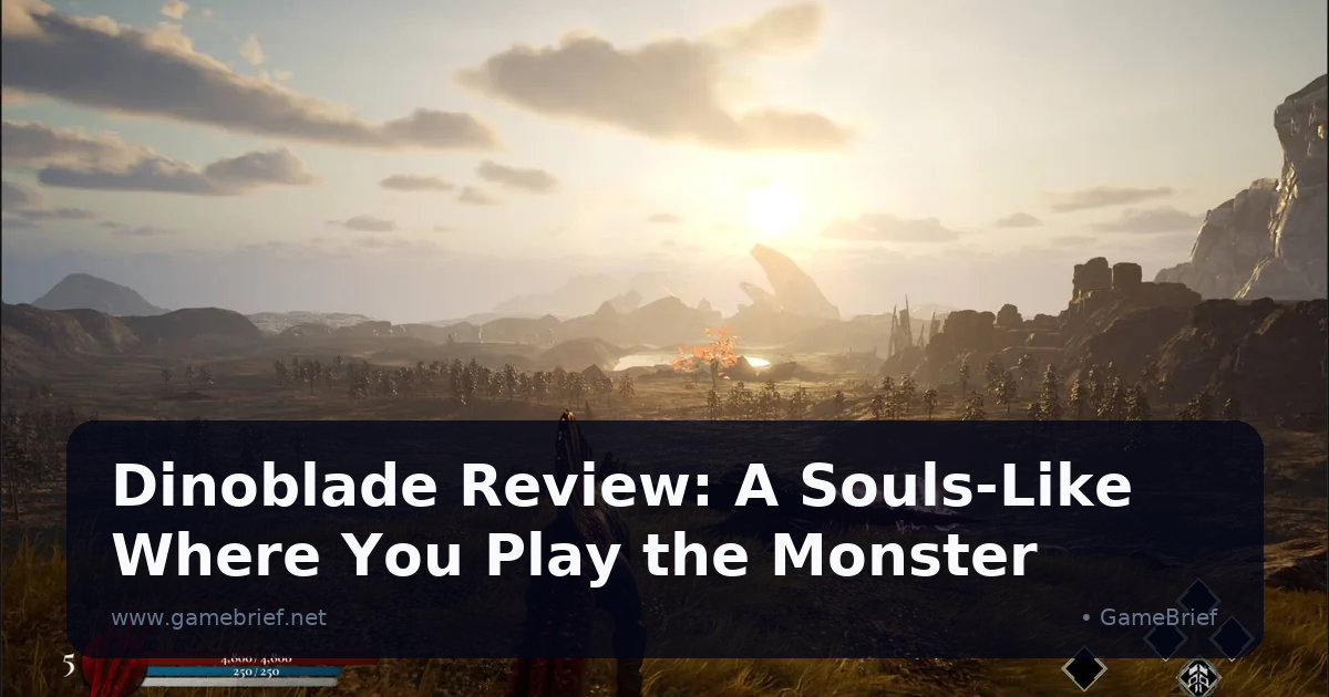 Dinoblade Review: A Souls-Like Where You Play the Monster