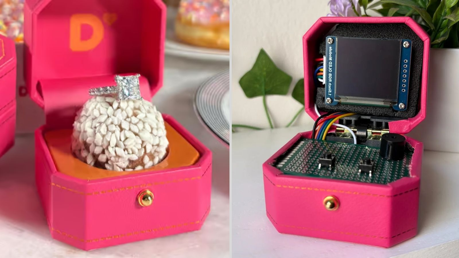 Article header image: Dunkin gaming console Transforms a Donut Box into a Playable Device