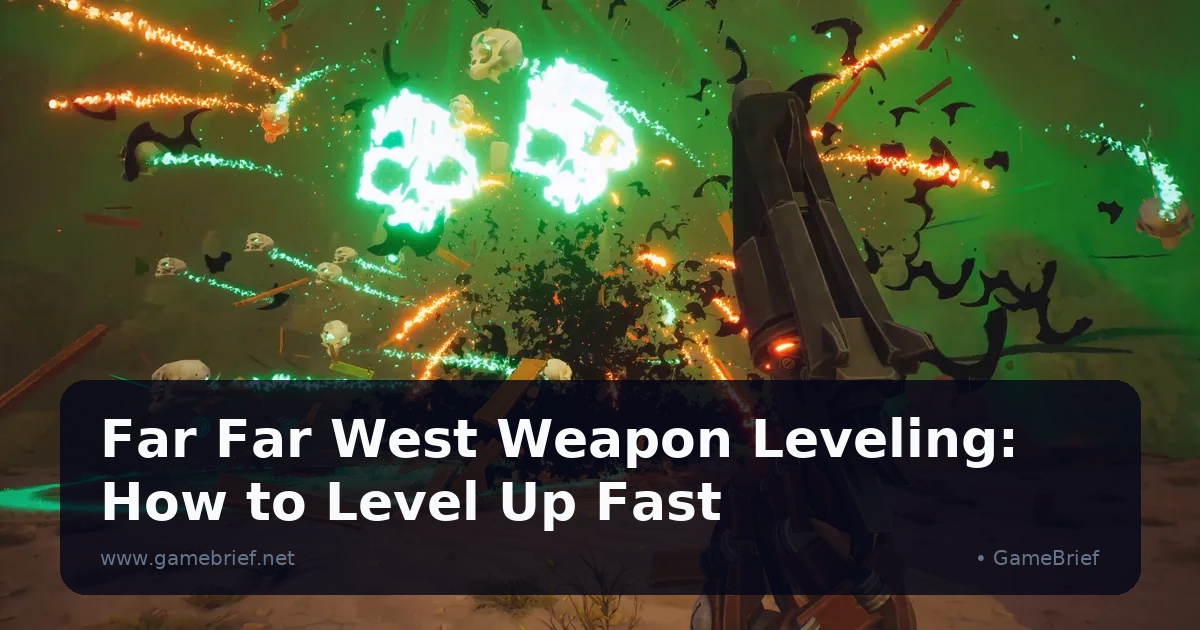 Far Far West Weapon Leveling: How to Level Up Fast