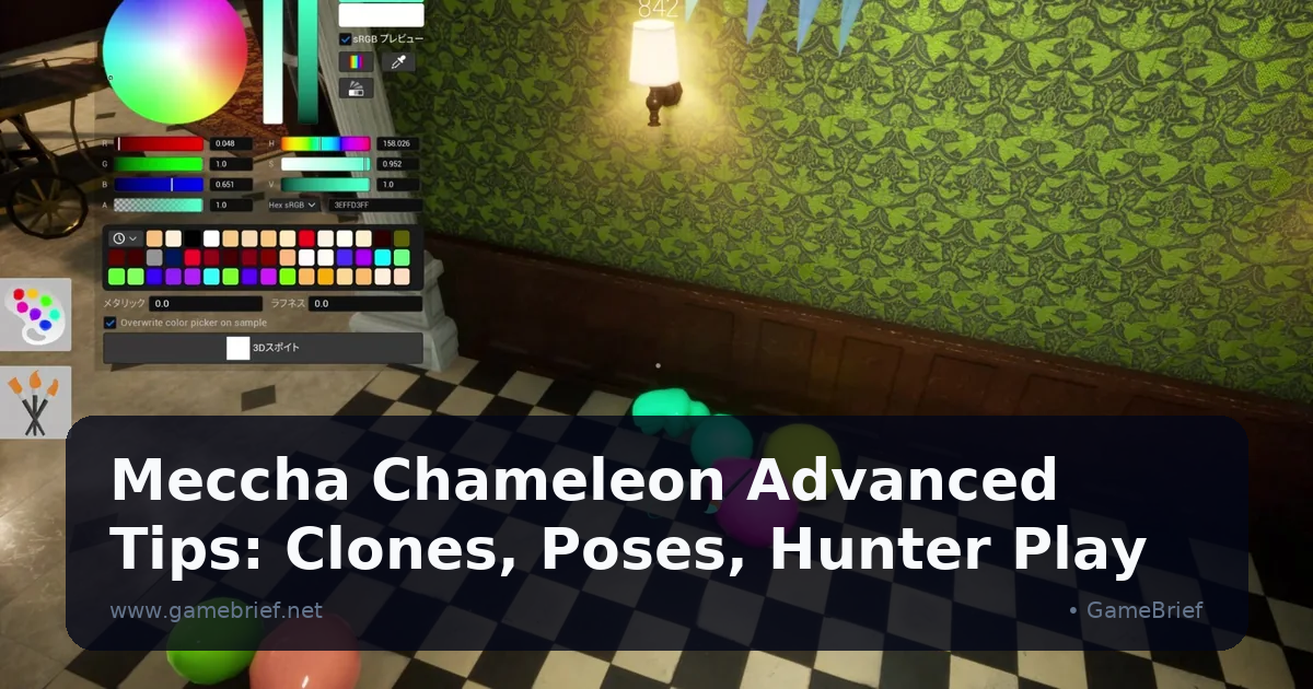 Meccha Chameleon Advanced Tips: Clones, Poses, Hunter Play