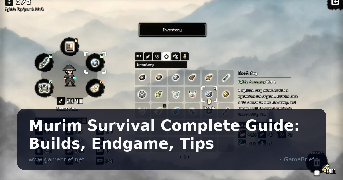 Murim Survival Complete Guide: Builds, Endgame, Tips