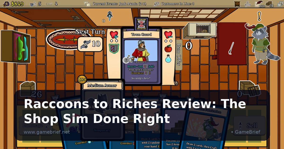 Preview: Raccoons to Riches Review: The Shop Sim Done Right (General)