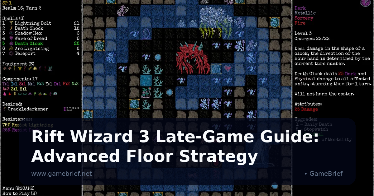 Rift Wizard 3 Late-Game Guide: Advanced Floor Strategy