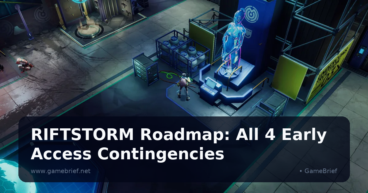 RIFTSTORM Roadmap: All 4 Early Access Contingencies