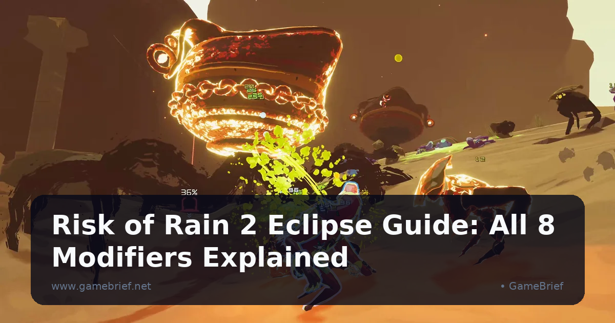 Risk of Rain 2 Eclipse Guide: All 8 Modifiers Explained