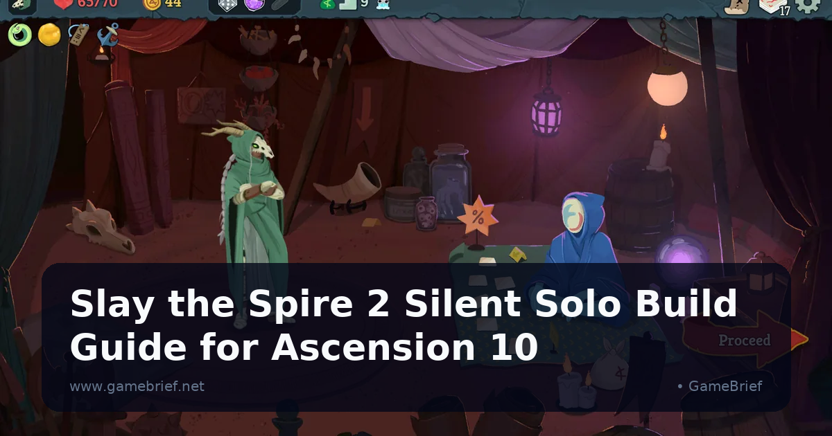 Slay the Spire 2 Silent Solo Build Guide for Ascension 10