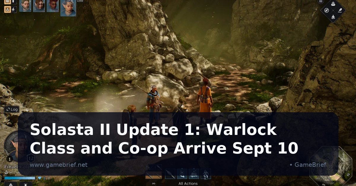 Preview: Solasta II Update 1: Warlock Class and Co-op Arrive Sept 10 (News)