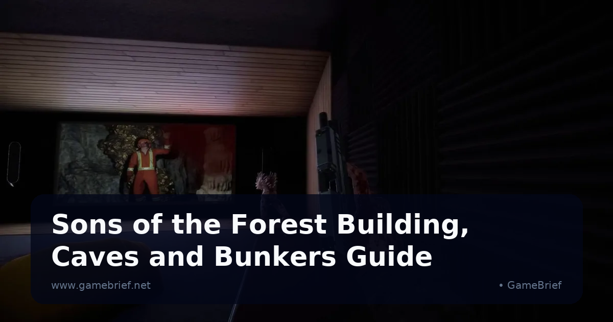 Sons of the Forest Building, Caves and Bunkers Guide