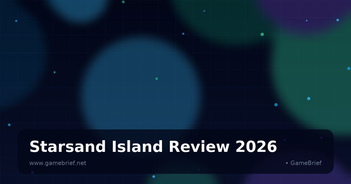 Two islanders and a dog sit on a rooftop ledge at night watching gold and blue fireworks over Starsand Island