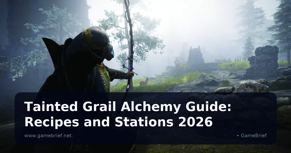 Preview: Tainted Grail Alchemy Guide: Recipes and Stations 2026 (General)