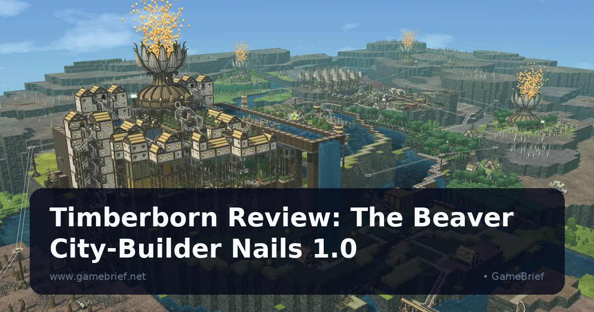Timberborn Review: The Beaver City-Builder Nails 1.0