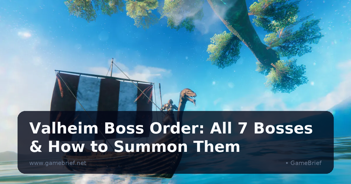 Valheim Boss Order: All 7 Bosses & How to Summon Them