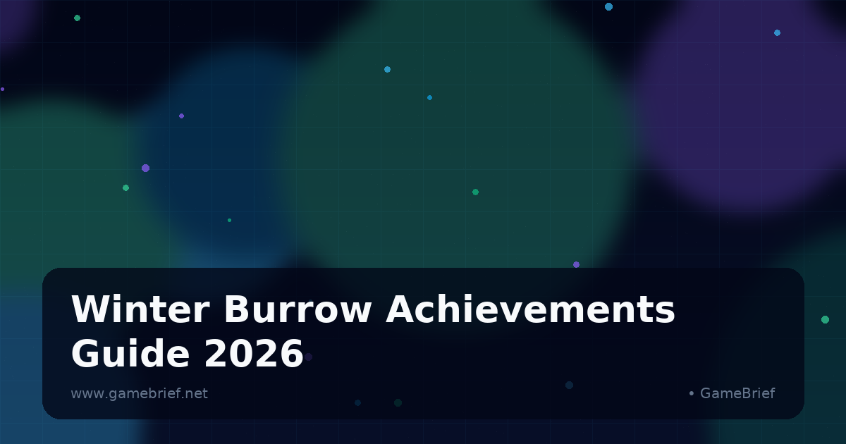 Preview: Winter Burrow Achievements: All 32, Ranked by Rarity (Guides)