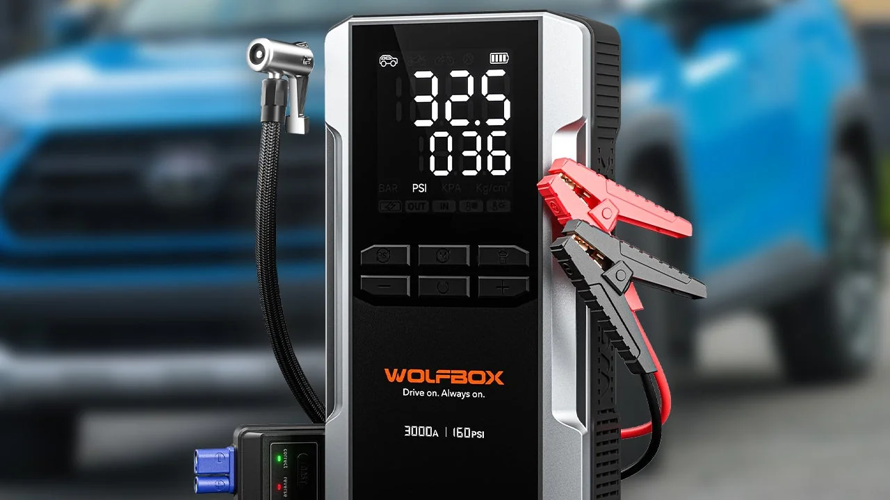Article header image: Wolfbox Gaming Power Bank: 50% Off 4-in-1 Jump Starter Deal