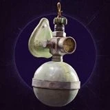 Oxygen Respirator backpack attachment card from the ARC Raiders Twitch Drops page, a green face mask on a round pressure tank with a gauge