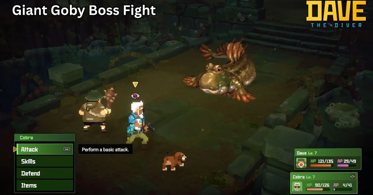 Dave the Diver Giant Goby Boss Guide: Murau Temple
