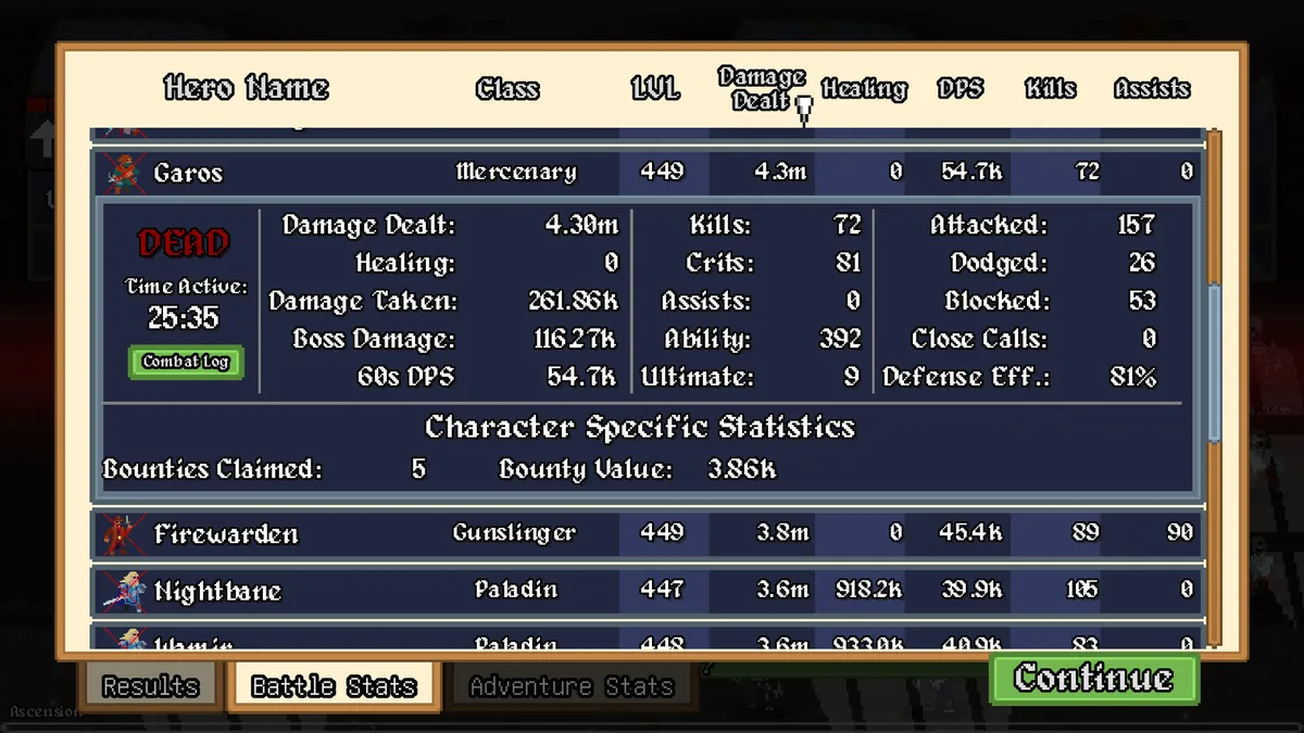 LegionBound class combination gameplay screenshot