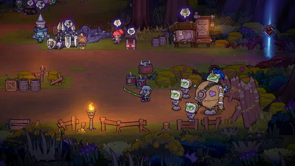 Lost Castle 2 item screen showing gear with colored Rune tags and a Resonance bonus indicator active