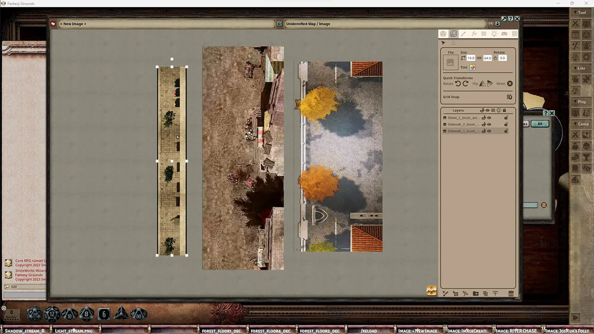 Shapez 2 Stacker building interface showing two shape inputs combining into layered composite output with color-coded layer indicators