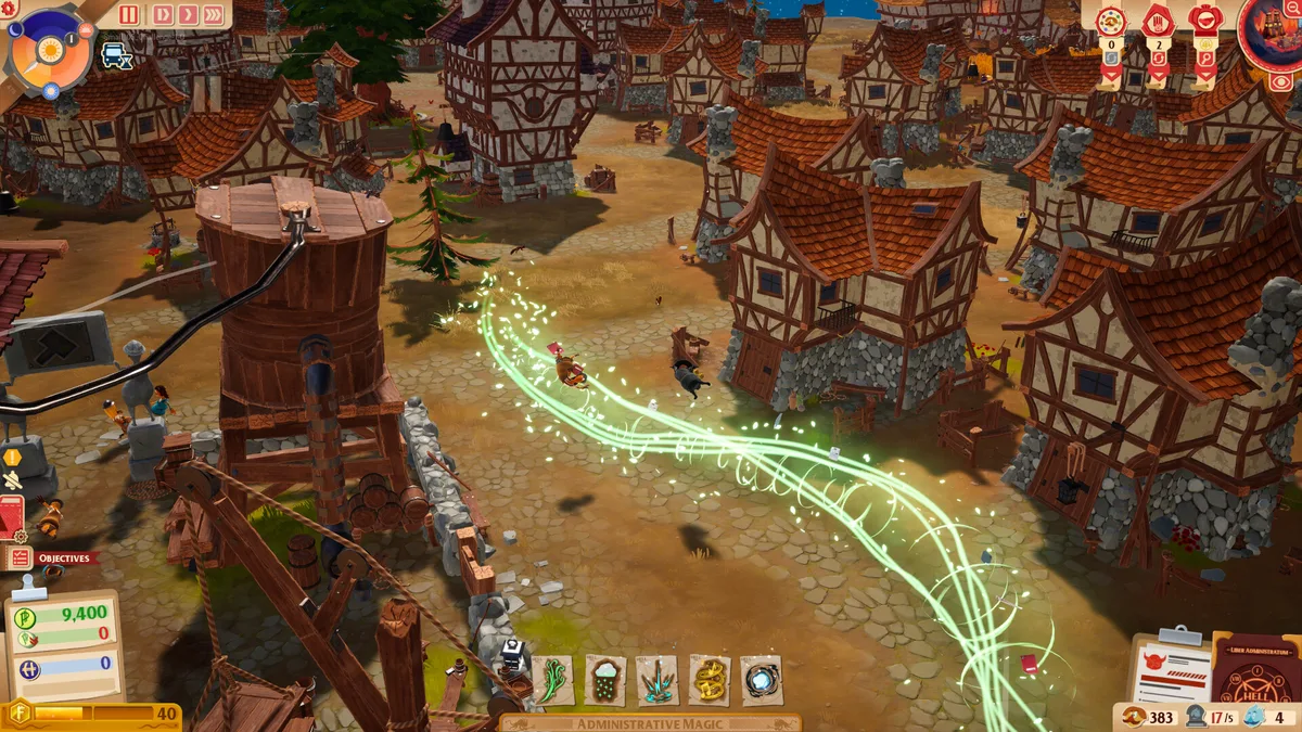 Sintopia Hell facility management view showing sin processing conveyor belts, imployee stations and soul corruption meter in UI