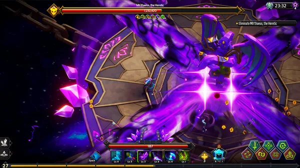 Slay the Spire 2 co-op run showing two character maps on screen with shared enemy encounter