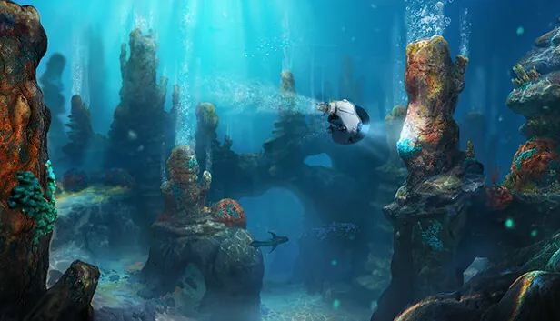 Subnautica 2 codex scan interface showing alien creature data entry with threat level and biome location
