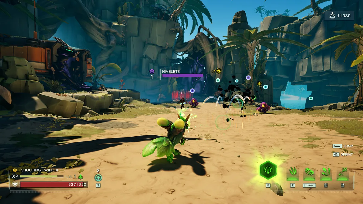 Voidling Bound creature selection screen showing multiple creature species with distinct elemental visual designs against a dark sci-fi background